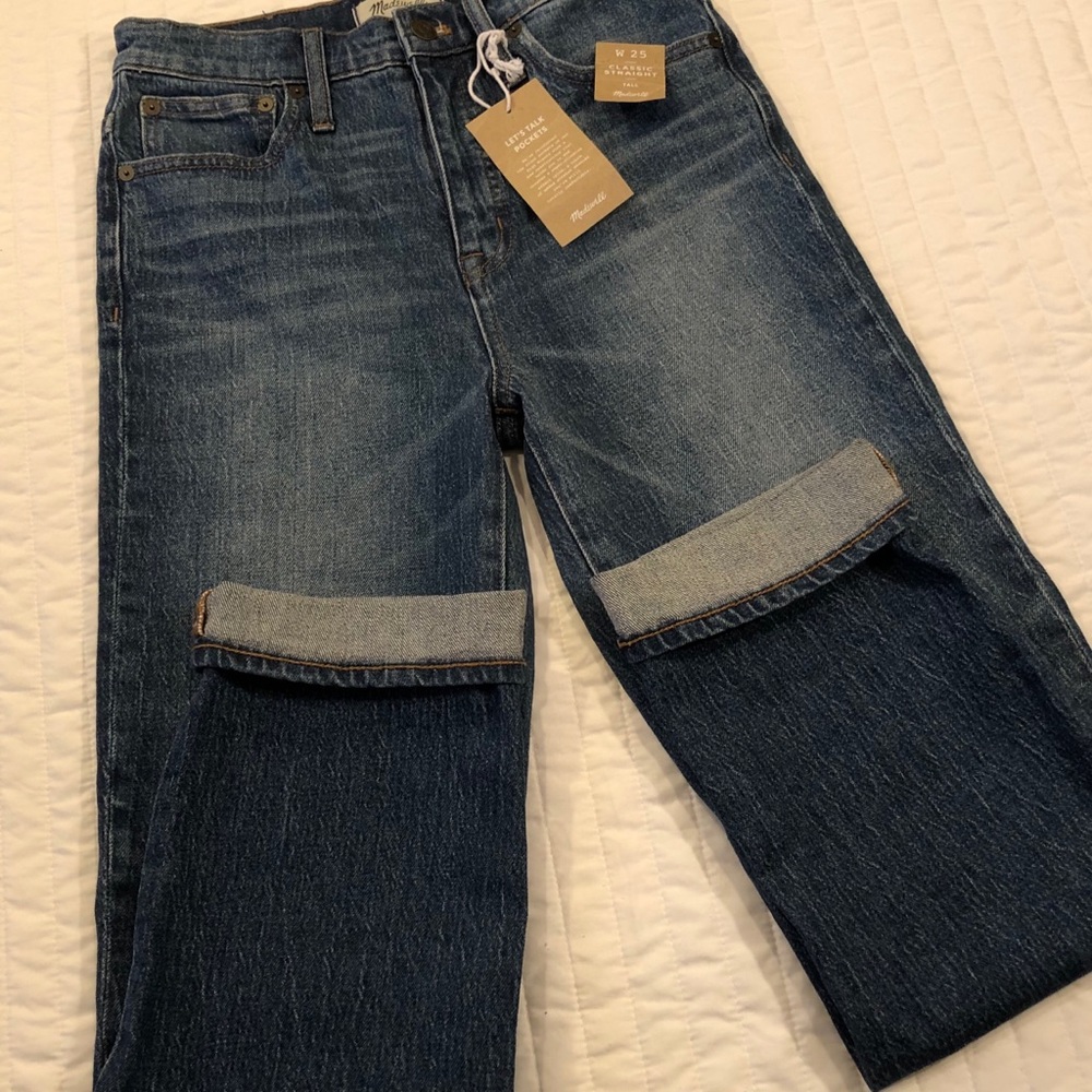 Madewell Classic Straight Jean NWT